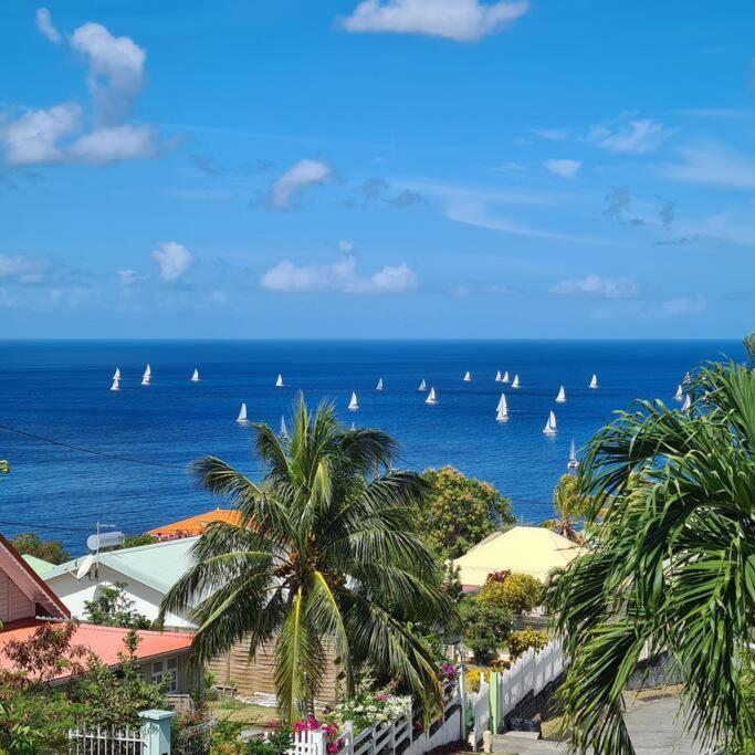 Ti Sucrier Jaune - Douceur Caraibe Vue Mer ル・カルベ エクステリア 写真